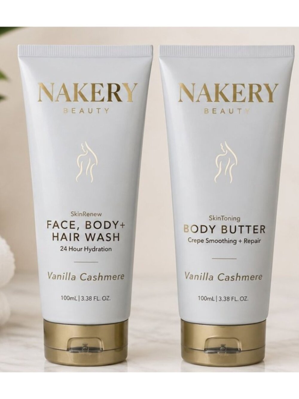 Nakery Beauty Fresh Nectar Face Body Hair Wash & Body Butter Hydrating Skincare
